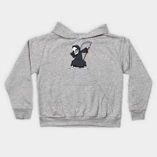 Funny Dabbing Grim Reaper Kids Hoodie